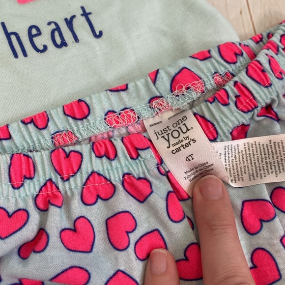 Carter's You Have a Pizza My Heart 2-Piece Tank Top/Shorts Pajama Set - Picture 3 of 4
